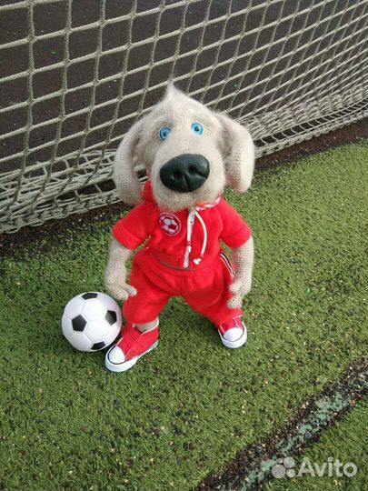 Собака вязаная