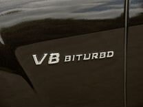 Надпись шильдик V8 biturbo на крыло Mercedes Хром
