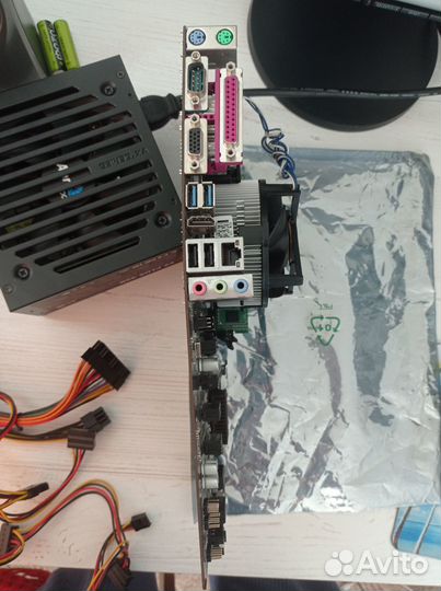 Плата Asrock + процессор + охлаждение + память
