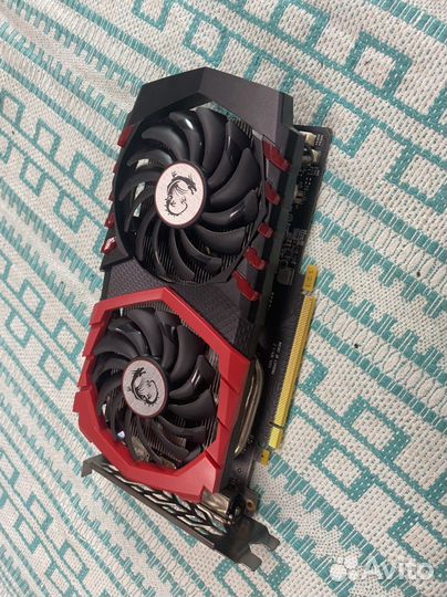Gtx 1050Ti 4gb msi gaming X на пломбе