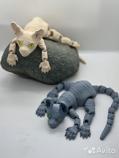 Кот сфинкс 3D игрушка