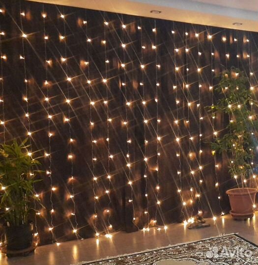 Гирлянда штора (всех размеров)