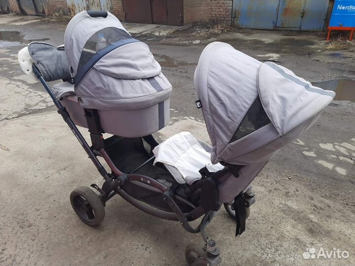 Коляска для двойни 2 в 1