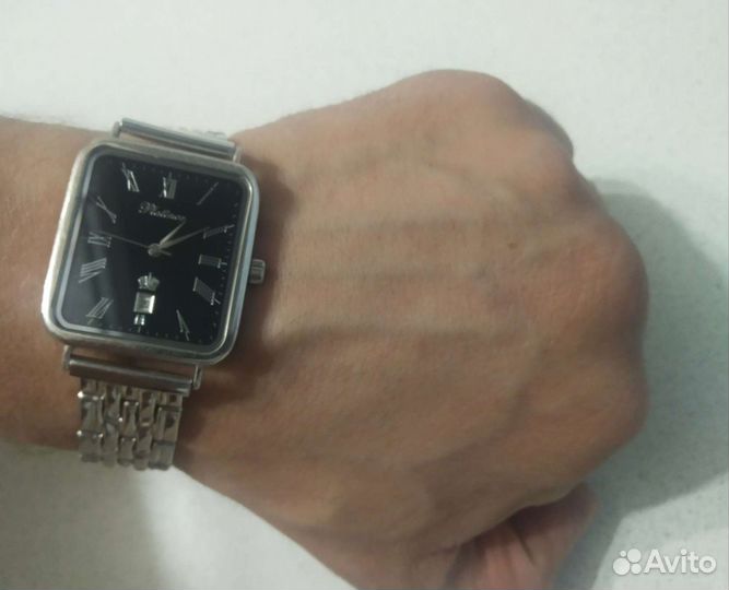 Серебряные часы Platinor