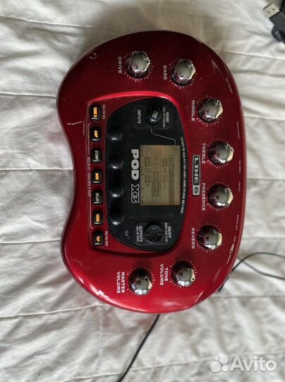 Гитарный процессор line6 pod x3