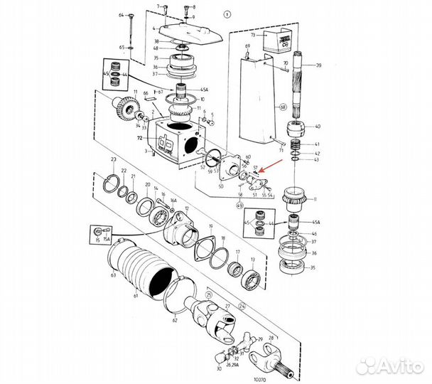 Палец стопорный Volvo Penta 951924