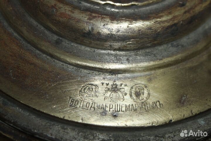 Самовар рюмка бр.шемарины тула 4 л