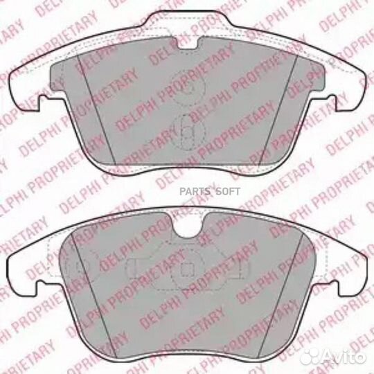 Delphi LP1967 Колодки торм передн Ford Mondeo IV G