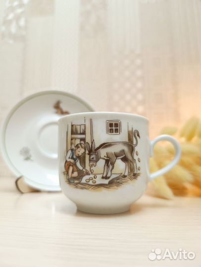 Чайная пара детская ГДР Кольдиц