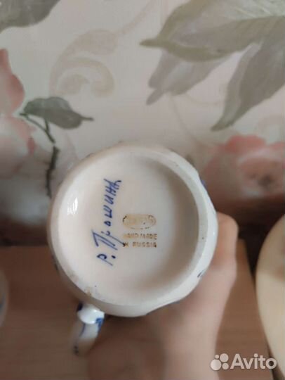 Бокал гжель