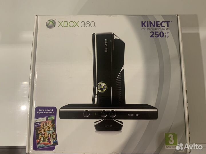 Xbox 360 + kinekt + игры