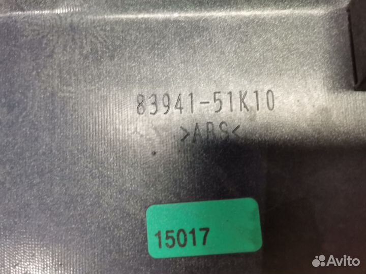 Накладка крышки багажника Suzuki Splash