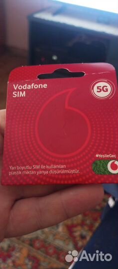 Турецкая sim карта Vadafone