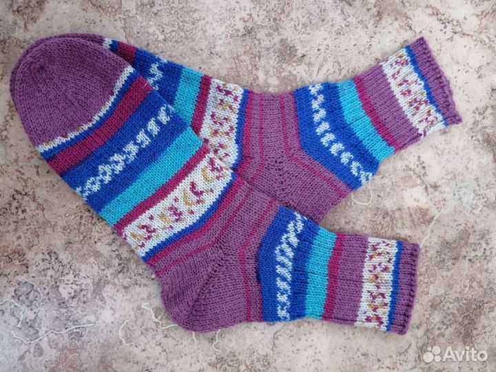 Носки шерстяные, тонкие