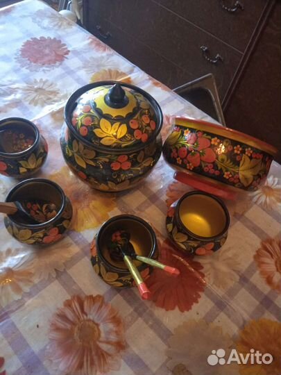 Посуда хохлома СССР