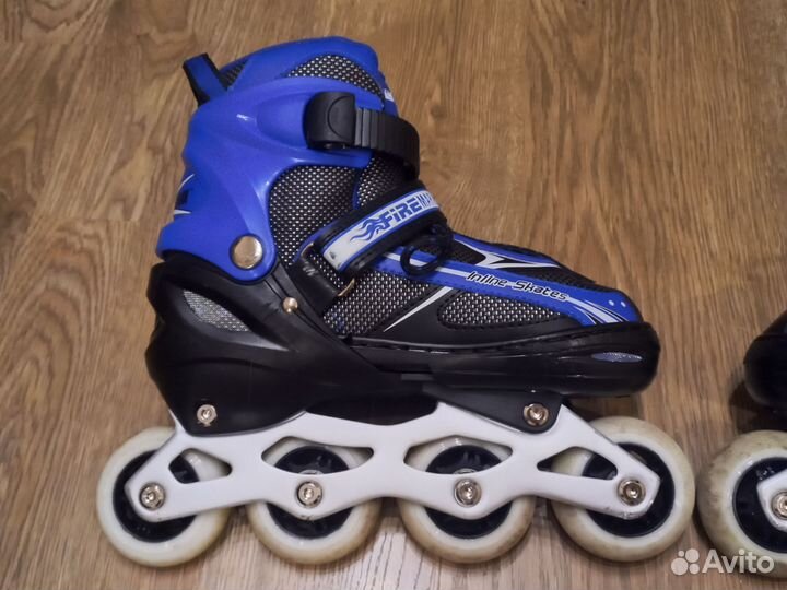 Роликовые коньки раздвижные р-р 35-38