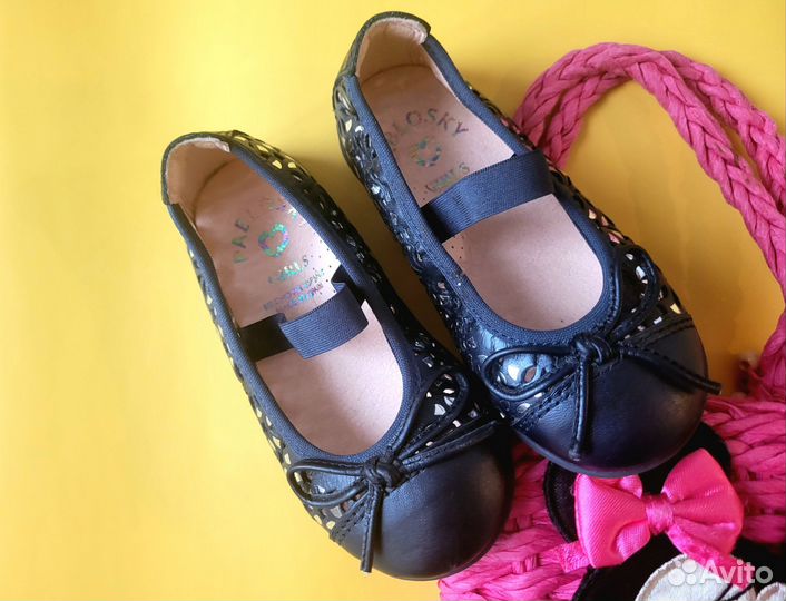 Туфли для девочки балетки 23 24 Pablosky