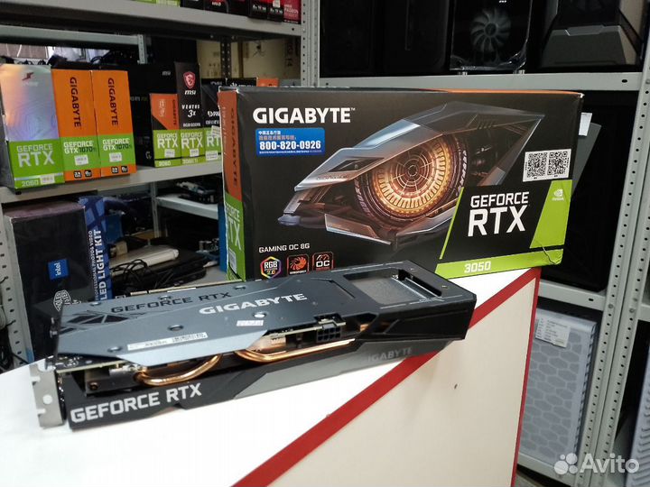 Видеокарта Gigabyte RTX 3050 Gaming OC