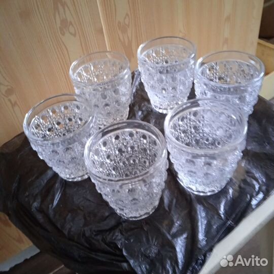 Хрустальная посуда СССР и цветное стекло