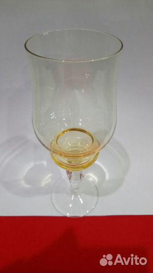Разные бокалы цветное стекло СССР винтаж