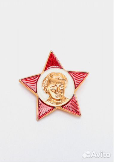 Значки октябрятские (оригинал, сделано в СССР.)