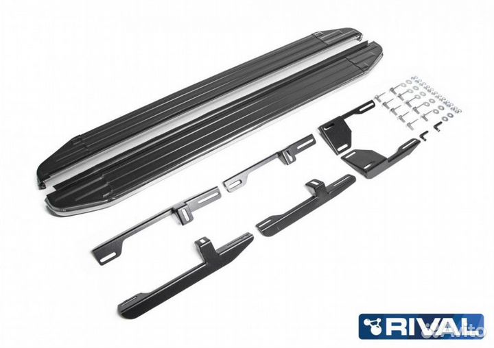 Пороги подножки Audi Q3 2011-2018 Premium