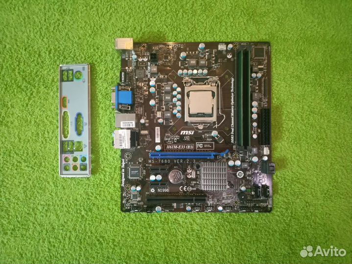 MSI H61 + Core i5 + 8GB DDR3