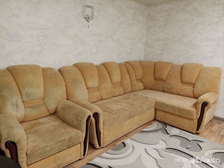 Угловой диван бу