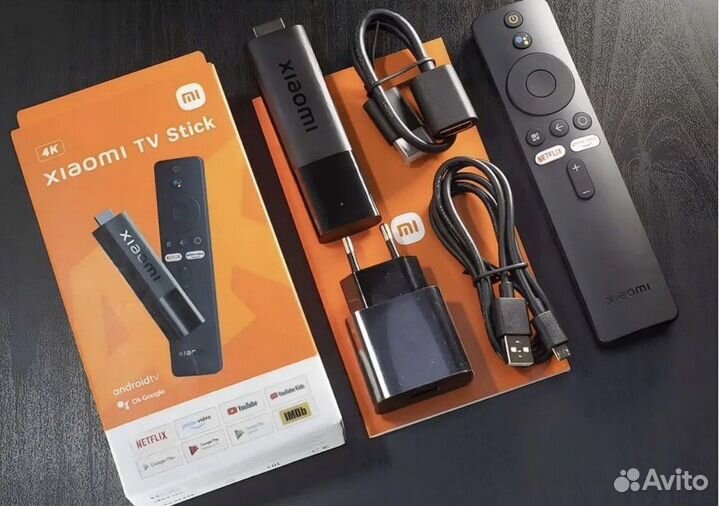 Smart-TV приставка Xiaomi Mi 4K TV Stick Новая