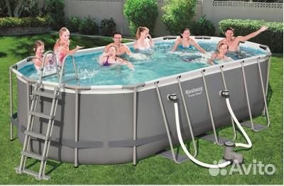 56710 Bestway Каркасный бассейн 549х274х122.13430л