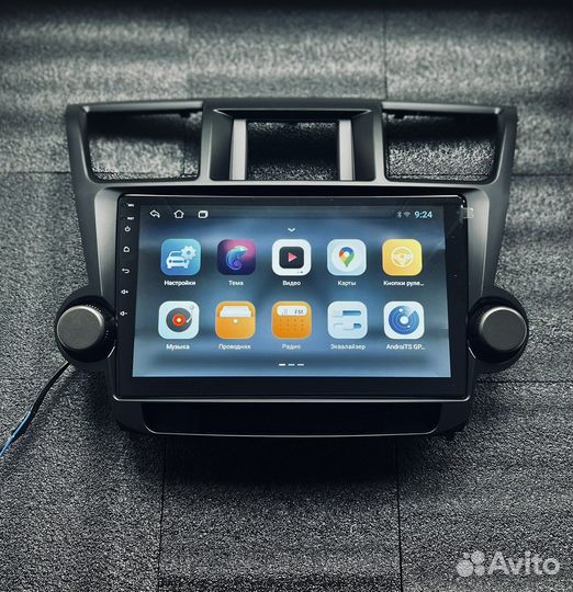 Магнитола Toyota Highlander 2008-2013 Android