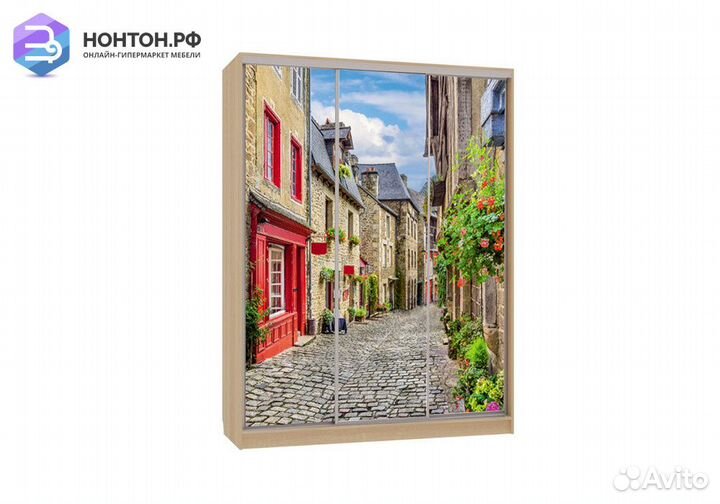 Шкаф-купе Бассо 7-600 Европа дуб сонома