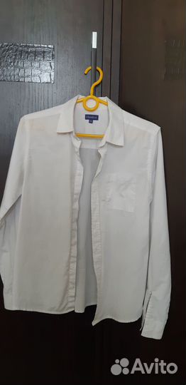 Рубашка школьная на мальчика 158