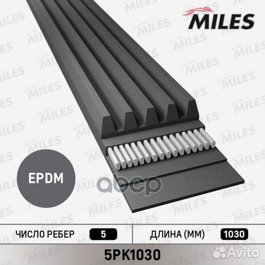 Ремень 5PK1030 Miles
