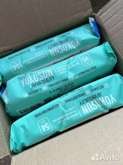 Влажные салфетки YokoSun