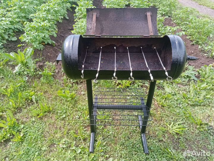 Мангал из газового баллона переносной