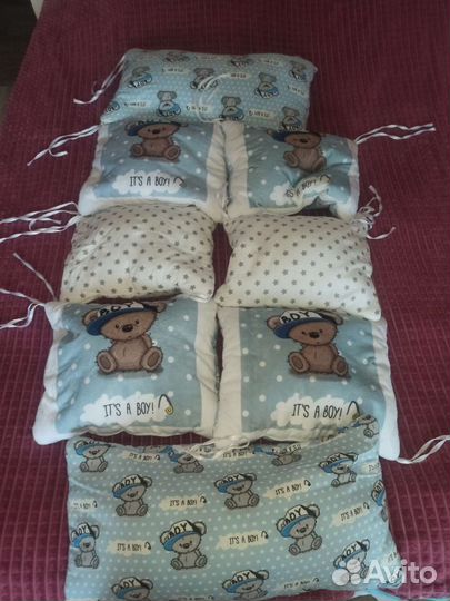 Бортики в кроватку бу