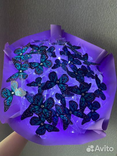 Букет из бабочек сделай сам