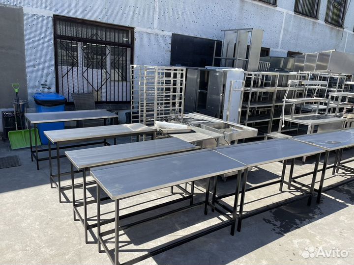 Столы из нержавейки бу