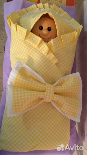 Комплект на выписку 2в1 новый