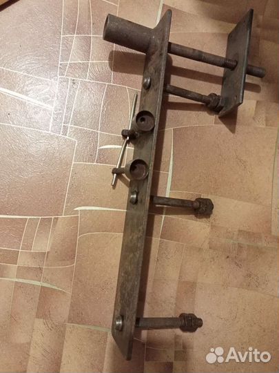 Замок накладной, винтовой, для гаража СССР