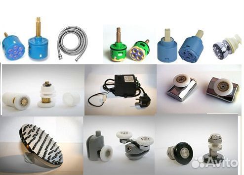 Запчасти и комплектующие для душевых кабин