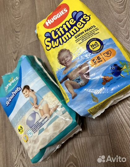 Трусики-подгузники для плавания