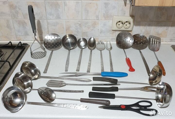 Сита, дуршлаги, столовые и кухонные приборы СССР