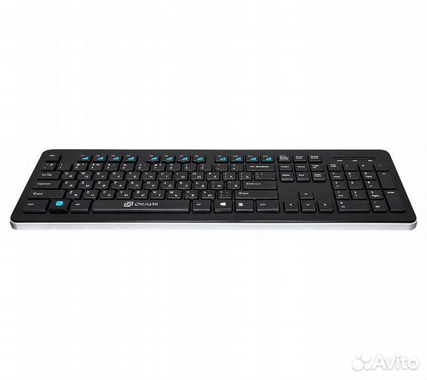 Беспроводная клавиатура Оклик 870S, черный