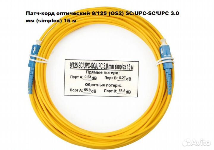 Патч-корд оптический