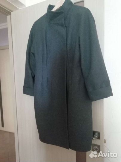 Пальто демисезонное, шерсть, 46 размер
