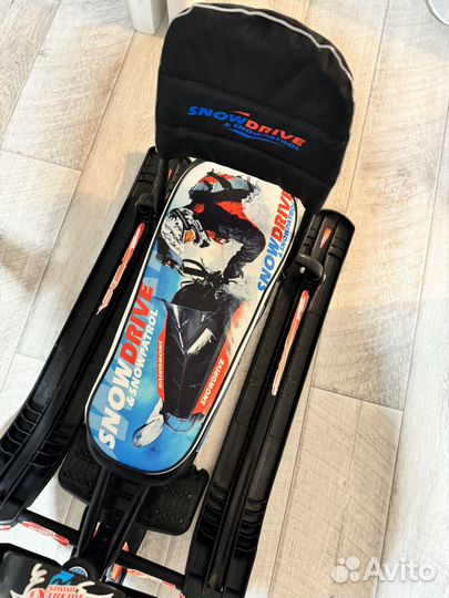 Снегокат с ручкой