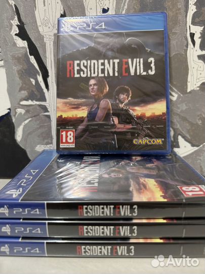 Resident evil 3 remake ps4 диск новый русские субт