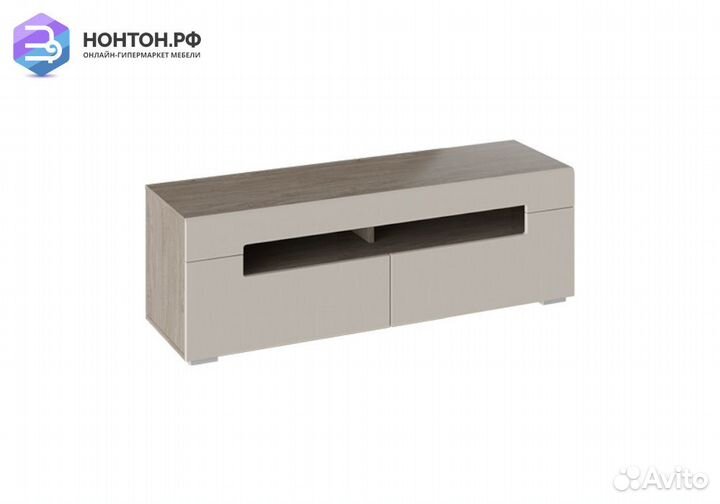 Тв-тумба Фьюжн бежевый / дуб сонома трюфель